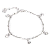 Silver Charm Sweetheart Bracelet