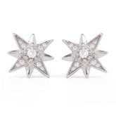Sparkling Star Stud Earrings