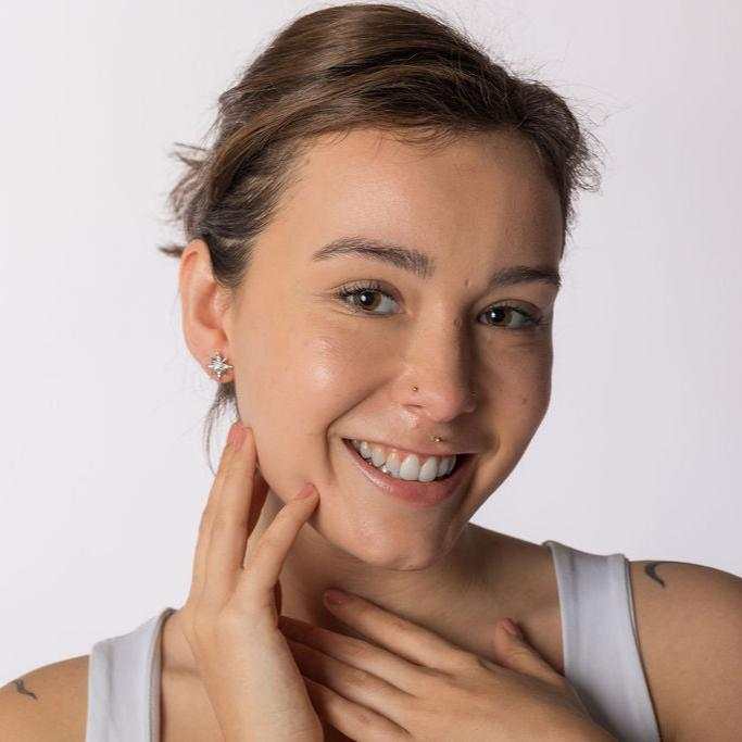 Sparkling Star Stud Earrings