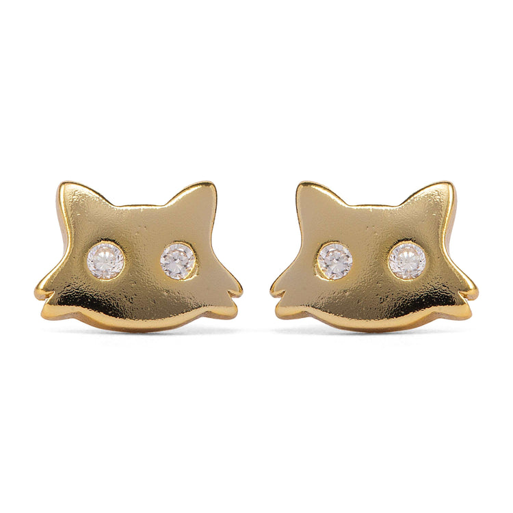 Precious Cat Shaped Earrings