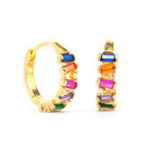 Radiant Rainbow Hoops