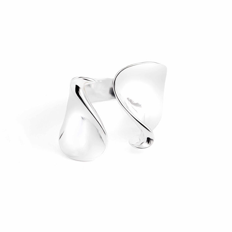 Sculptural Sterling Silver Ring