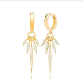 Modern Sunburst Earrings