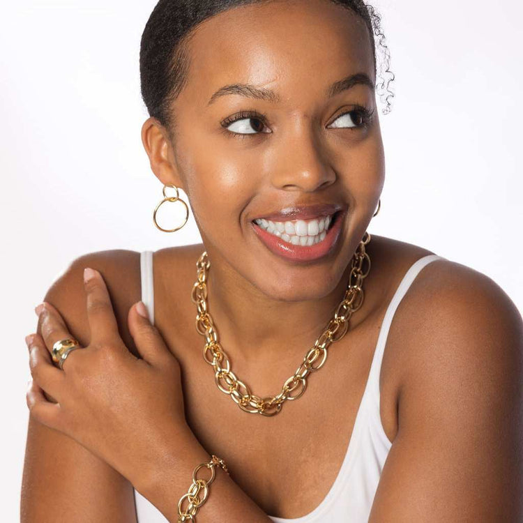 Double Circle Earrings