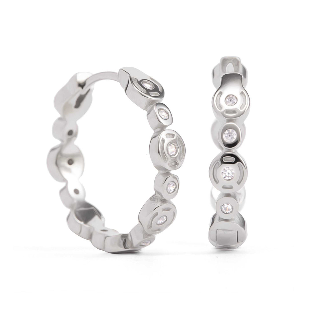 Silver Hoop Earrings